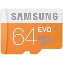 SAMSUNG 64GB UHS-1 Class10 TF (Micro SD) memory card (read speed 48Mb/s) Upgrade SAMSUNG 64GB UHS-1 